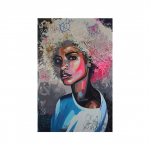 Must Valge Aafrika Alasti Naine L&otilde;uendimaal Abstraktsed Plakatid ja Prindid Cuadros Seina Pildid Elutuppa Kodu Kaunistamiseks 20x30cm