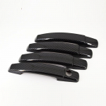 For Vauxhall Opel Holden Astra J  2009-2015 GTC black carbon fibre car side door handle cover trim 2006 2007 2009 2012 2013 without smart entry