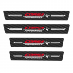 4 pieces of carbon fiber scratch protection stickers for car doorsill suitable for Opel corsa scratch resistant car 4Pcs corsa