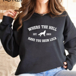 Kus p&otilde;rgus sa olnud oled Loca Pusa Twilight Pullovers Unisex pikkade varrukatega Crewneck dressipluusid Naiste graafika S must