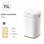 15L Nutikas pakend Pr&uuml;gikast Induktsioon Veekindel Vannituba WC Pr&uuml;gikast Suure mahutavusega K&ouml;&ouml;k Pr&uuml;gikast Kodu Pr&uuml;gikast 15L Gold Battery
