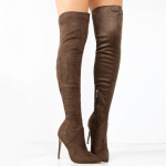 Uued naistesaapad &otilde;hukese kontsaga Mood k&otilde;rged kontsad &otilde;&otilde;nsad saapad Naistele &uuml;le p&otilde;lve suunatud Teo saapad 35