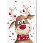 5D DIY Teemantmaaling J&otilde;ululoomad Kasside Teemanttikandid Pilt K&auml;sit&ouml;&ouml; Seinakunst J&otilde;ulu kodukaunistus Full Round 20x30CM