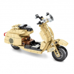 Mootorratta laste pusle ehitusklotsid montaažiklotsid m&auml;nguasjamudel poistele ja t&uuml;drukutele kingitus 701104 POLE KARTI