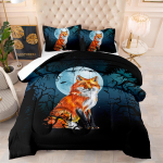 kemila 3D armas multikas &uuml;heksasabaline rebane tekikate ja padjariist voodi kaheinimesevoodi komplekt digitaalne tr&uuml;kkimine otsem&uuml;&uuml;k AU single 140x210