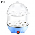220 V 350 W multifunktsionaalne kahe k&ouml;&ouml;giga mini kaasaskantav pliidikihiline munaboiler US Plug roosa