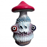 Vaigust &otilde;udne mutantseene kaunistus k&auml;sit&ouml;&ouml; halloweeni kaunistus ainulaadne miniatuurne seente kuju mitmeotstarbeline halloweeni peoks A Style