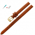 8 mm 10 mm naiste t&uuml;drukute &otilde;huke ehtsast nahast rihm, kvaliteetne kellatarvikud rihmapaela Kellarihm roosakuldne n&ouml;&ouml;pn&otilde;elaga pannal 8mm