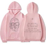 Le Monde Chico Tees Album PNL Hoodie Prantsuse r&auml;pib&auml;nd Harajuku puuvillane kapuutsiga dressipluus pikkade varrukatega topid mantel Unisex moekapuutsid 3XL white