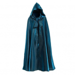 Halloweeni keeb m&uuml;tsiga Superpehme &uuml;hev&auml;rviline peene tekstuuriga kapuutsiga Cosplay mantel Halloweeni n&otilde;iar&otilde;ivaste fotograafia rekvisiit 150CM must