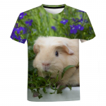 Loomade armsa merisea mustriga meeste naiste laste 3D-tr&uuml;kiga T-s&auml;rk Uus suvine mood hingav kerge sporditopsid T-s&auml;rgid XXS