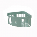 Punch Free Seinale paigaldatav statiiv Vannitoa nurgahoidik Vannituba Mitmesugused vahendid Organisatsioon &auml;ravoolu veehoidla rack plastkorv roheline