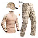 Taktikaline kamuflaaživorm s&otilde;jav&auml;e armee treeningkost&uuml;&uuml;mid Airsofti lahingus&auml;rk + p&uuml;ksid jahiriided paintballi snaipririided taktikalise m&uuml;tsiga 3XL