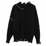 Gooti stiilis Harajuku mustad kampsunid Pullover Oversize Women Mall Goth Tops T&auml;navar&otilde;ivad Korea s&uuml;giskudum S must