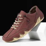 Meeste l&otilde;hustatud nahast vabaajajalatsid Meeste jalan&otilde;ud Mugavad s&otilde;idujalatsid Mokassiinid Meeste jalan&otilde;ud 45