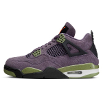 Air Jordan 4 Retro Canyon Purple Naiste tossud Antratsiit Alligaator Ohutusoranž AQ9129-500 36.5