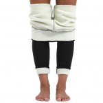 Naiste Talvised Retuusid Paks Plush Vooder Soe Elastne K&otilde;rge V&ouml;&ouml;koht K&otilde;hn Kompressioon Soe Pehme &Uuml;hev&auml;rviline Sukkp&uuml;ksid Aluspesu Jooga Kodur&otilde;ivad P&uuml;ksid M must