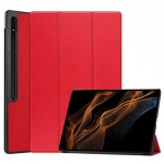 &Uuml;mbris Samsung Galaxy Tab S8 Ultra 14.6 SM-X900 S8 Plus 12.4 SM-X800 SM-X700 S8 11-tolline tahvelarvuti magnetiline kokkupandav aluse kate Tab S8 11 inch punane