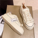 Platvorm Vulkaniseeritud kingad Naiste s&uuml;gismood l&otilde;uendkingad Paelad Spordijalatsid Magusad lahedad vabaajajalatsid Naiste kingad 35 beež