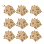 50 tk v&otilde;ileiva pakkepaber Cartoon Bear Print Pakend l&otilde;hnatu Kasulikud &uuml;hekordsed majapidamises kasutatavad &otilde;likindlad k&uuml;psetusplaadid, paber k&ouml;&ouml;git&ouml;&ouml;riistad 22cm