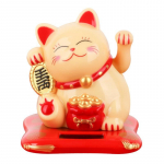 Solar Lucky Cat Tere tulemast Lucky Chinese Cat Wave ja embake Lucky Cat muster kodu kaunistamiseks 3