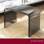 Lihtne ja kerge luksuslik akr&uuml;&uuml;ldiivani k&uuml;ljel v&auml;ike korter elutuba Design Sense teelaud majapidamises magamistoa &ouml;&ouml;kapp grey-31X30X22CM