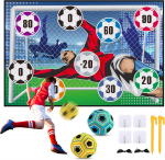 Jalgpalli pallim&auml;ngu mattide komplekt, jalgpalli palli siseruumides peom&auml;ng, spordim&auml;nguasjad ja kingitus lastele poistele, t&uuml;drukutele ja perele (M&auml;nguasjajalgpall) two ball