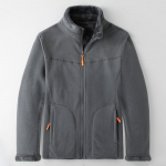 Kahepoolne Fliisjakk meestele Soe ja paks fliismantel XL sinine