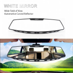 SEAMETAL 300 mm auto suur vaatev&auml;li k&otilde;rglahutusega lisapeegli panoraam-tahavaatepeegli peegeldav objektiiv valge