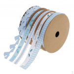 5 pakk Baby Shower koogi pakkimispaelu scrapbookingi peokaunistuste jaoks, sinine/