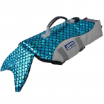 Merineitsi p&auml;&auml;stevest ujumis&uuml;likond, mood ujumisriided, suurele keskmisele v&auml;ikesele koerale S sinine