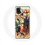 &Uuml;mbris Samsung Galaxy A21s One Piece Luffy Poster Crews Manga Anime jaoks