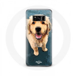 &Uuml;mbris Samsung Galaxy S8 kuldse retriiveri kutsika jaoks