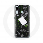 Coque pour Samsung Galaxy A20e Music cl&eacute; de sol