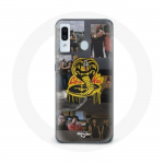 Coque pour Samsung Galaxy A20 Cobra Kai Logo Affiche S&eacute;rie