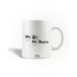 Mug en C&eacute;ramique Citation My life My rules