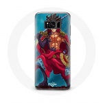 Coque pour Samsung Galaxy S8 Luffy Gear 5 One Piece Anime