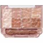 Canmake Petit Palette Eyes 04 Amande Brulee 2.0g eyeshadow palette with tips Brown 04 Amande Brulee