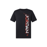 Jordan Brand Helkur Vertikaalse Logoga Tr&uuml;kitud L&uuml;hikeste Varrukatega T-s&auml;rk Meeste Topid Must CU1684-010 M black