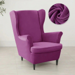 Nordic Solid Color Wing tooli kate Velvet Stretch tugitooli katted Eemaldatavad Relax diivani katted koos istmepadja kattega