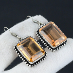Morganite v&auml;&auml;riskivist k&otilde;rvar&otilde;ngas, 925 Sterling h&otilde;bek&otilde;rvar&otilde;ngas, Boho h&otilde;bek&otilde;rvar&otilde;nga ehted, Boheemi k&otilde;rvar&otilde;ngad kingitusteks, naiste ehetest k&otilde;rvar&otilde;ngad 1.96