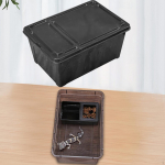 Kaasaskantav kilpkonnapaak transpordimahuti lemmikloomade s&ouml;&ouml;tmiskast loomade elupaiga puur must