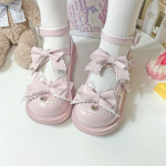 Halloween Cosplay magus teepidu Armsad kingad Cos Girl Cream Bubbles Bow Kawaii kingad Lolita Girls k&otilde;rge kontsaga Loli kingad 34 roosa