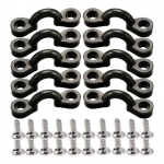 1 komplekt kajaki k&ouml;ie pannal koos kruvidega Paadi pingutusn&ouml;&ouml;r C-kujuline kinnituspandla kanuuosade vahetustarvikute paranduskomplekt 10 pcs