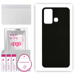 apgo Protective Skin Sticker for the back compatible with Infinix Hot 12 Play, Wrap Film, Foil, Vinyl - Pattern Matrix