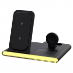 4 in 1 Wireless Charger Stand for iPhone 15 14 13 12 11 Samsung Galaxy Watch 7 6 Apple Watch Airpods Pro Fast Charging Station must