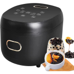 Automaatne Boba masin, 5L Pearl Boba pliit, Smart Touch juhtpaneel Boba pott, kaubanduslik Boba masin Boba tee ja mullitee ja piimatee jaoks, 900 W 220V gray