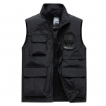 Meeste kevad-s&uuml;gis &otilde;huke t&ouml;&ouml;riietus p&uuml;stkraega mitme taskuga vabaaja v&auml;li-vest XXXXXL