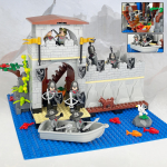 42161 Keskaegne Rooma vesilossi stseen Laste ehitusklotsid