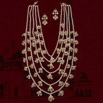 Estele 24 Carat Gold plated Regal Pearl And Kundan Panchlada